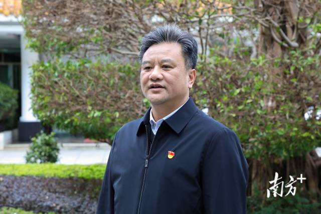 大埔縣委書記黃增國。余灝 攝